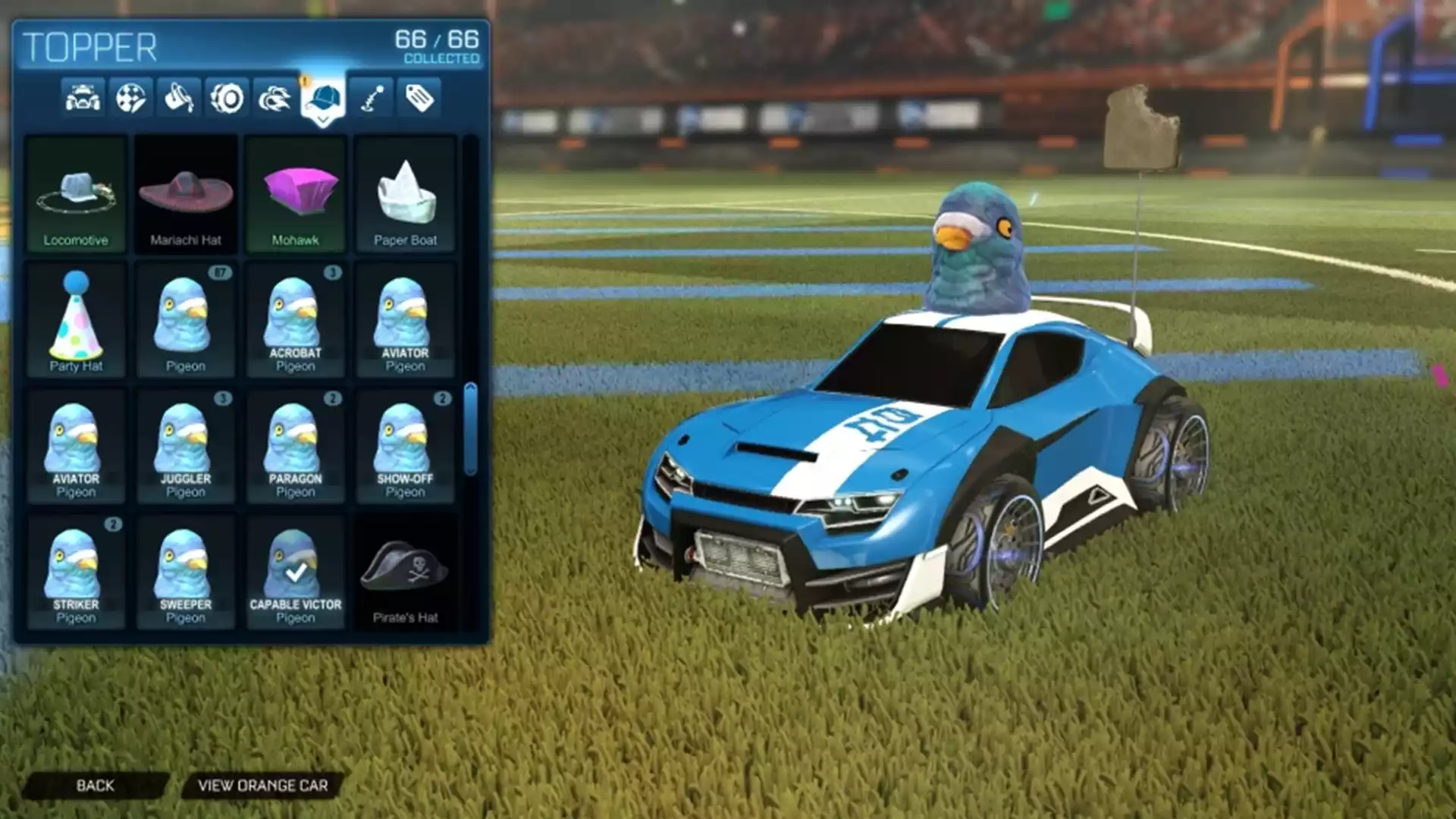 The coolest uncommon toppers in Rocket League