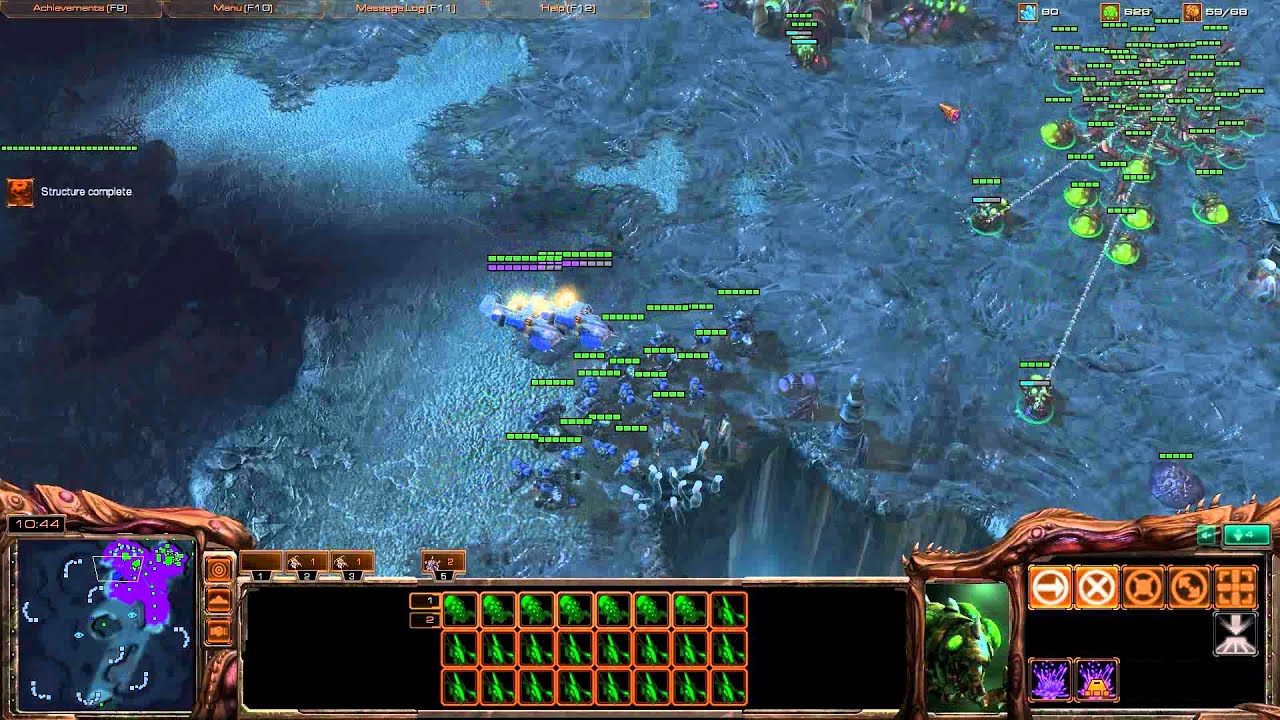 Theje's Zerg vs. Very Hard AI StarCraft 2 Tutorial