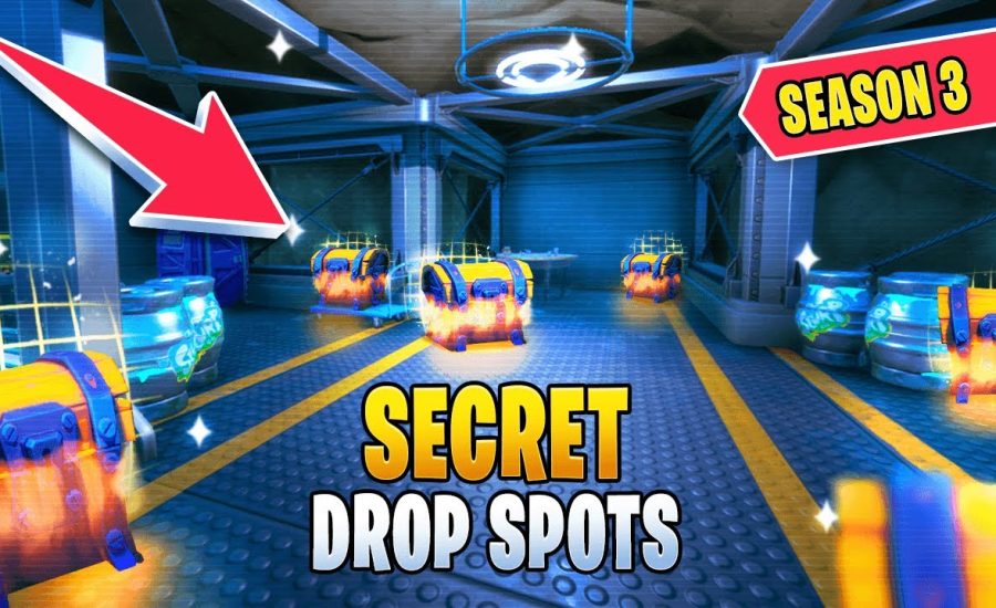 These SECRET DROP SPOTS Will Give You A PRO LEVEL ADVANTAGE In Fortnite Chapter 3 Season 3!