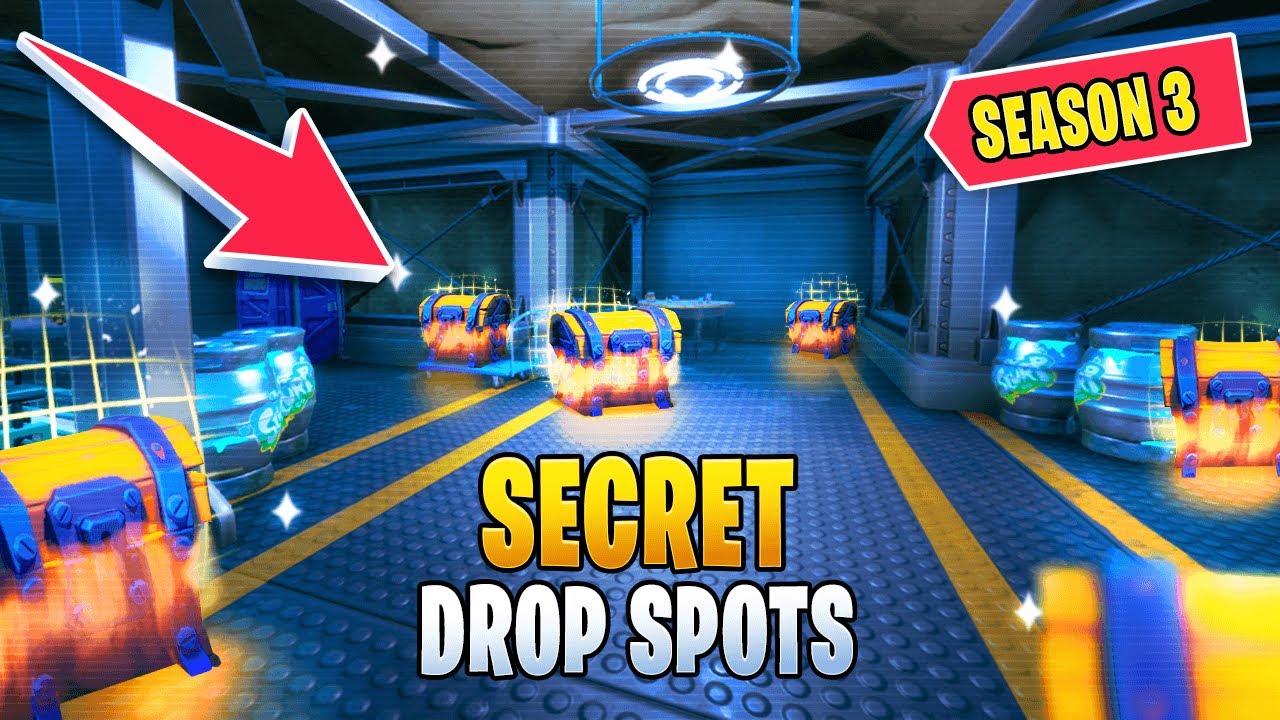 These SECRET DROP SPOTS Will Give You A PRO LEVEL ADVANTAGE In Fortnite Chapter 3 Season 3!