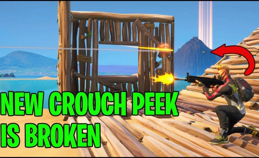 This New Crouch Peek is Almost Cheating! (Fortnite Tips and Tricks)