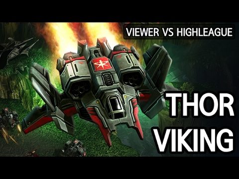 Thor and Viking in Terran vs Terran l StarCraft 2: Legacy of the Void l Crank