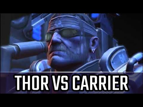 Thor vs Carrier: Playing on New balance ladder l StarCraft 2: Legacy of the Void Ladder l Crank