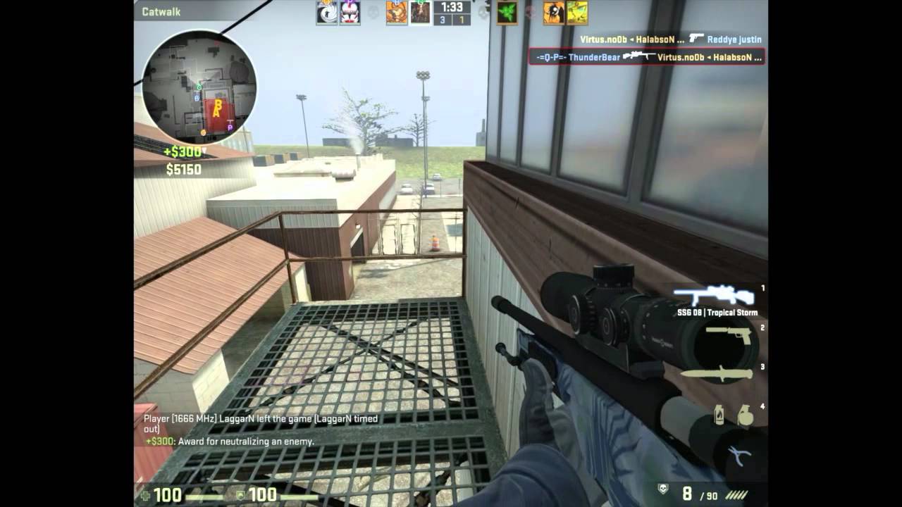 ThunderBear playing Counter-Strike: Global Offensive: Triple Kill pt1 De_Nuke