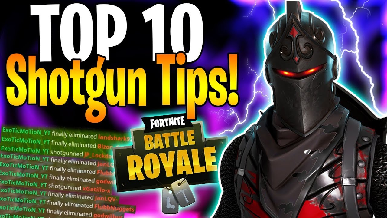 Top 10 Shotgun Tips In Fortnite | How To Win More Shotgun Fights!