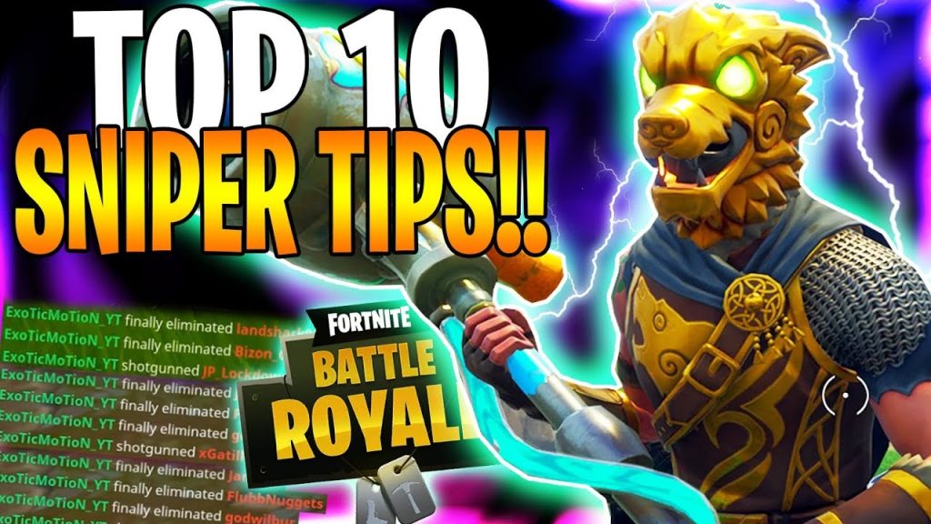 Top 10 Sniper Tips In Fortnite | How To Win More Sniper Fights!