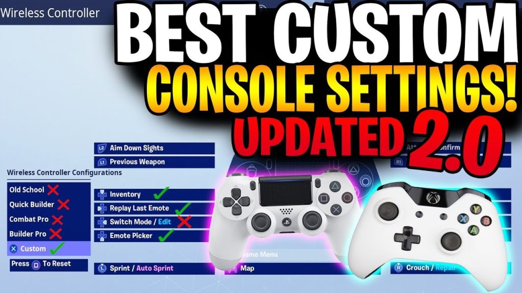 *UPDATED* BEST CUSTOM CONTROLLER SETTINGS ON CONSOLE! | Fortnite Battle Royale Tips & Tricks Ep. 23