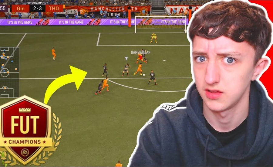 Using the END TO END camera angle in FUT CHAMPS... | FIFA 21