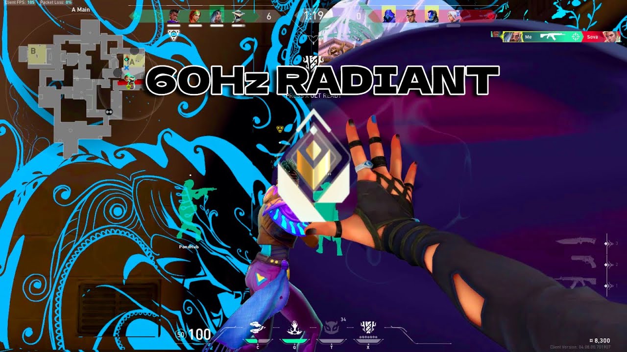 VALORANT 60Hz RADIANT - HOLY FLICKS?