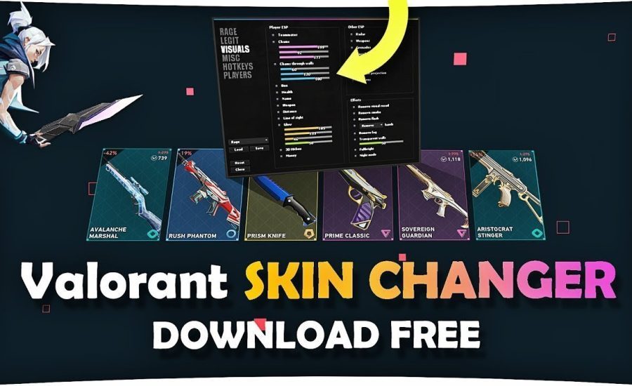 VALORANT SKIN CHANGER | VALORANT SKIN SWAPPER | FREE SKINS | DOWNLOAD 2022