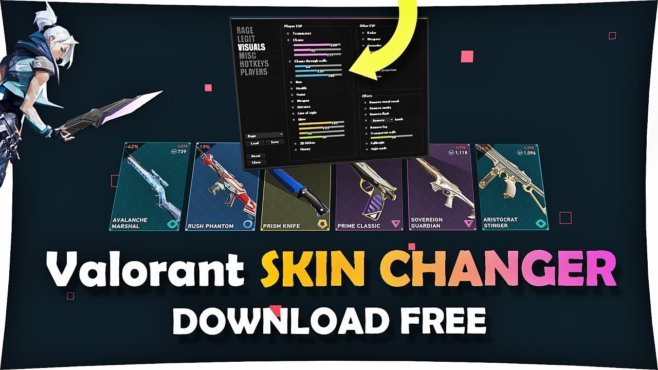 VALORANT SKIN CHANGER | VALORANT SKIN SWAPPER | FREE SKINS | DOWNLOAD 2022