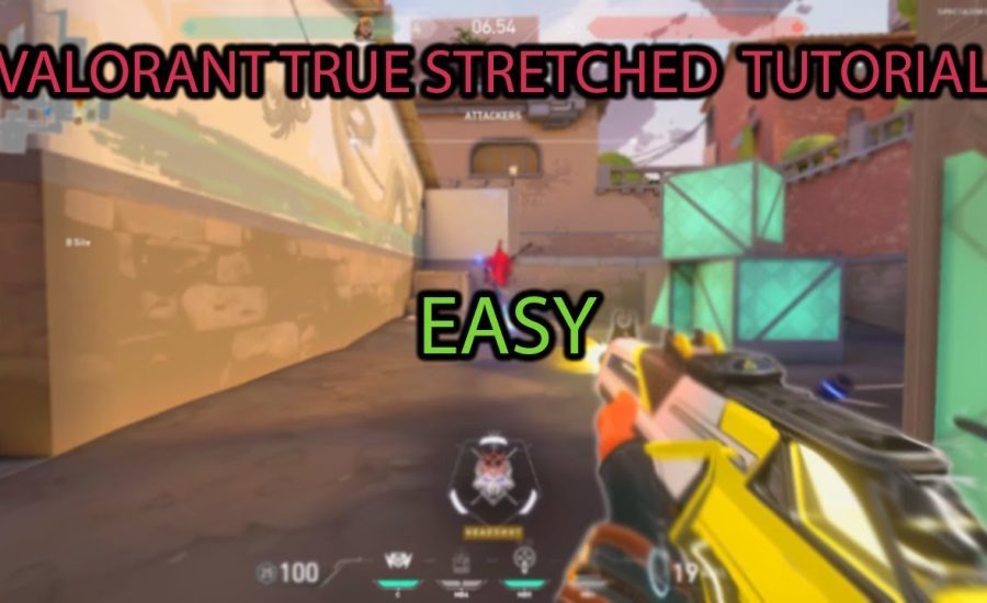 VALORANT TRUE STRETCHED TUTORIAL IN 2 MINS OR LESS | CubedVAL
