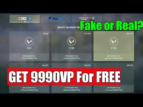 Valorant skins for Free || Free valorant points 2021 || Valorant Point Redeem Fake or Real