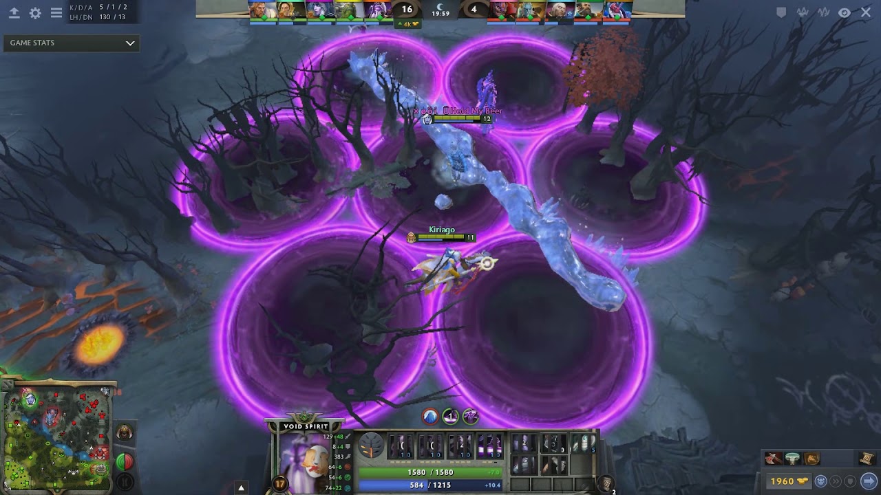 Void Spirit Rampage Dota 2