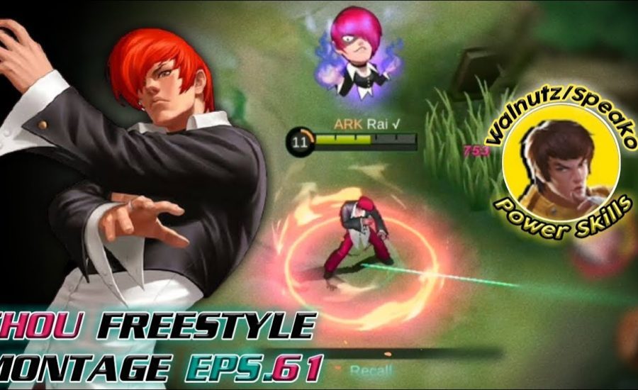 WALNUTZ/SPEAKO POWER SKILL'S WITH ME! CHOU MONTAGE #61 MOBILE LEGENDS FREESTYLE @walnutz