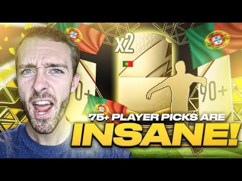 WE PACKED THE GOAT TWICE?! INSANE 75+ PLAYER PICKS on FIFA 22 Ultimate Team