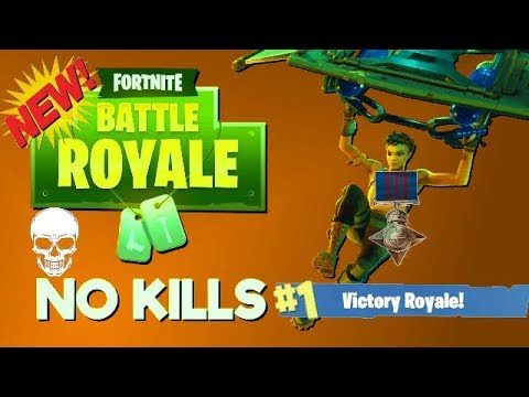 WINNING WITH NO KILLS!! (Fortnite Battle Royale