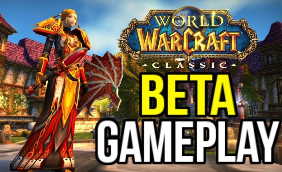 WORLDS FIRST CLASSIC WOW BETA FOOTAGE! RELEASE DATE CONFIRMED! PVP, DUNGEONS, LEVELING