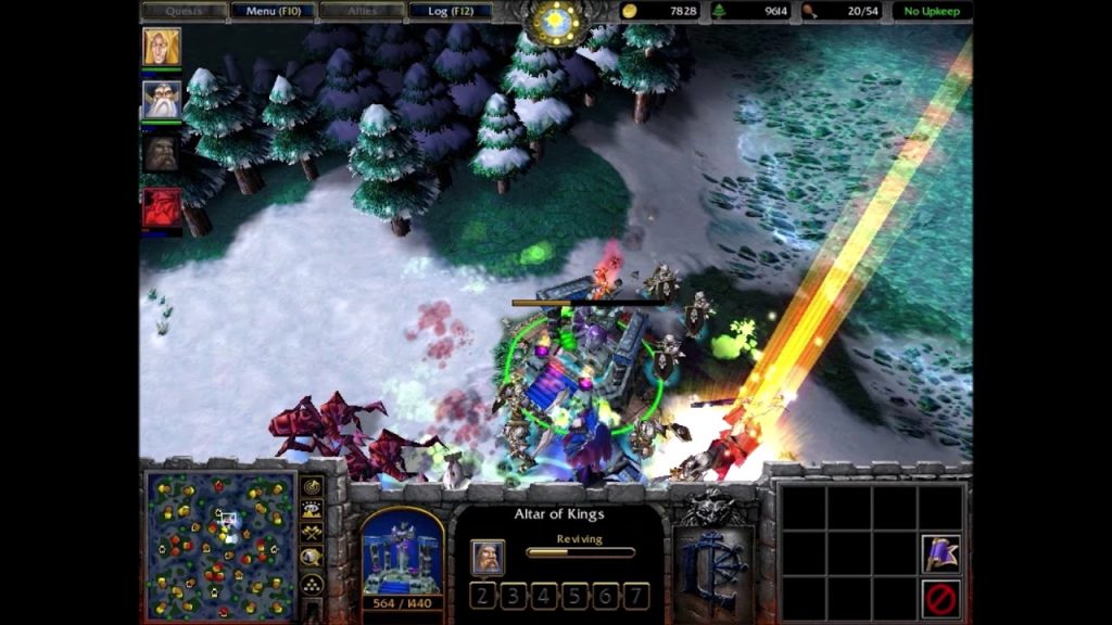 Warcraft 3 Classic: Wintergarde Altar of Kings