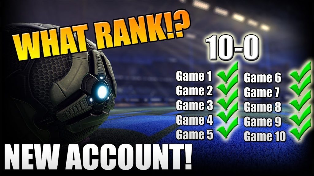 We Went 10-0 in Rocket League Ranked Placement Games! Brand New Accounts! What Rocket League Rank?!