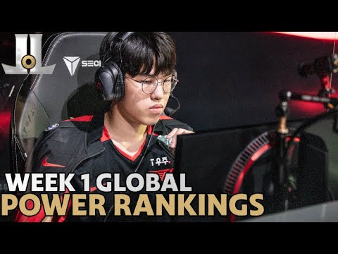 Week 1 Global LoL Power Rankings 2022 Summer Split