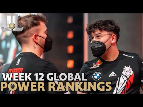 Week 12 Global LoL Power Rankings | 2022 Spring Split