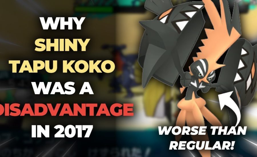 Why Shiny Tapu Koko Was SUBOPTIMAL In VGC 2017! | Competitive Pokemon Lore