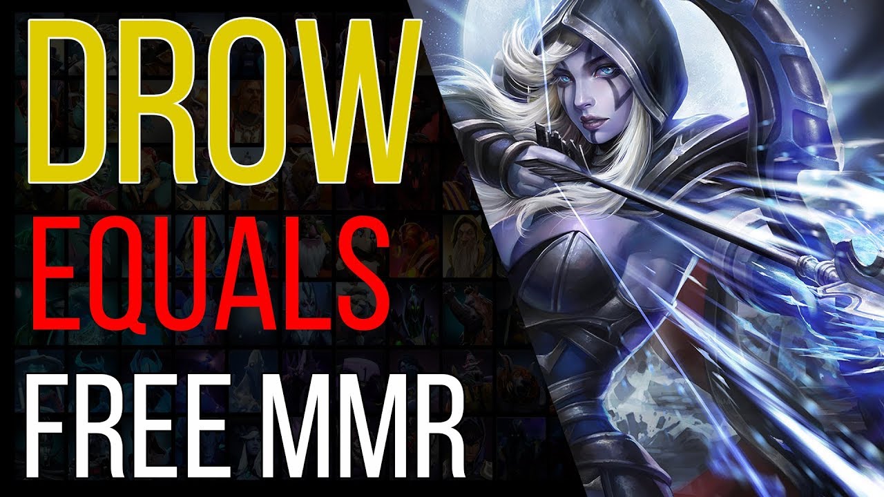 Why playing drow ranger is free MMR - Dota 2 pro guide