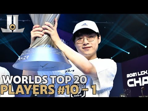 #Worlds2021 Top 20 Player Rankings | Players #10 - 1