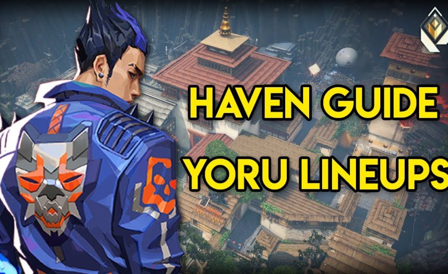 Yoru Teleport lineups to Enemy Spawn on Haven | COMPLETE GUIDE to Yoru Lineups