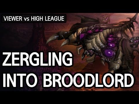 Zergling into Broodlord vs Protoss l StarCraft 2: Legacy of the Void l Crank