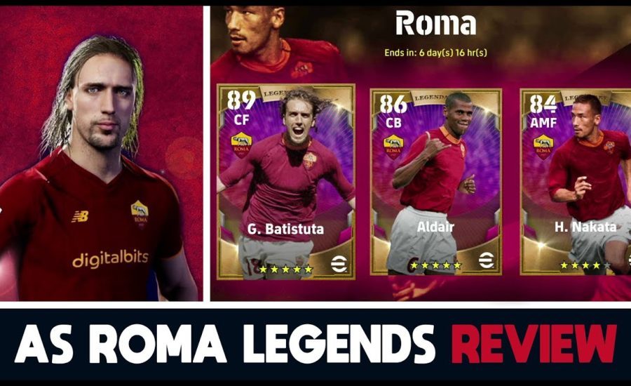 eFootball 2022 | AS Roma LEGENDS Breakdown/Review