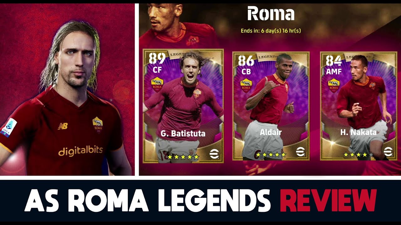 eFootball 2022 | AS Roma LEGENDS Breakdown/Review