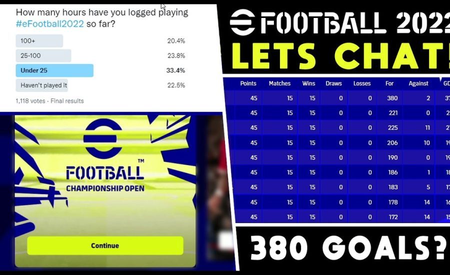 eFootball 2022 | Let's Chat About eFootball - Ranking, V1.1.2 & Community Roundup