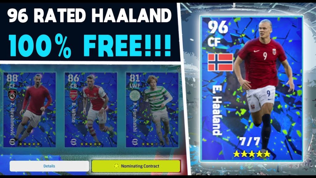 eFootball 2022 | SIGN 96 Rated Haaland FOR FREE