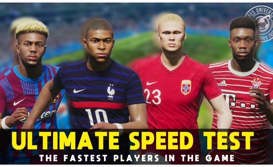 eFootball 2022 | ULTIMATE SPEED TEST - FASTEST Player in the Game