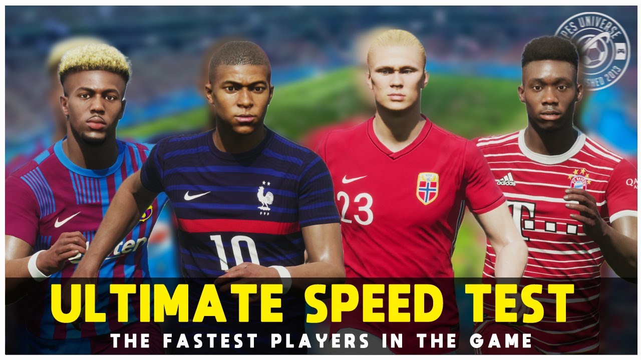 eFootball 2022 | ULTIMATE SPEED TEST - FASTEST Player in the Game