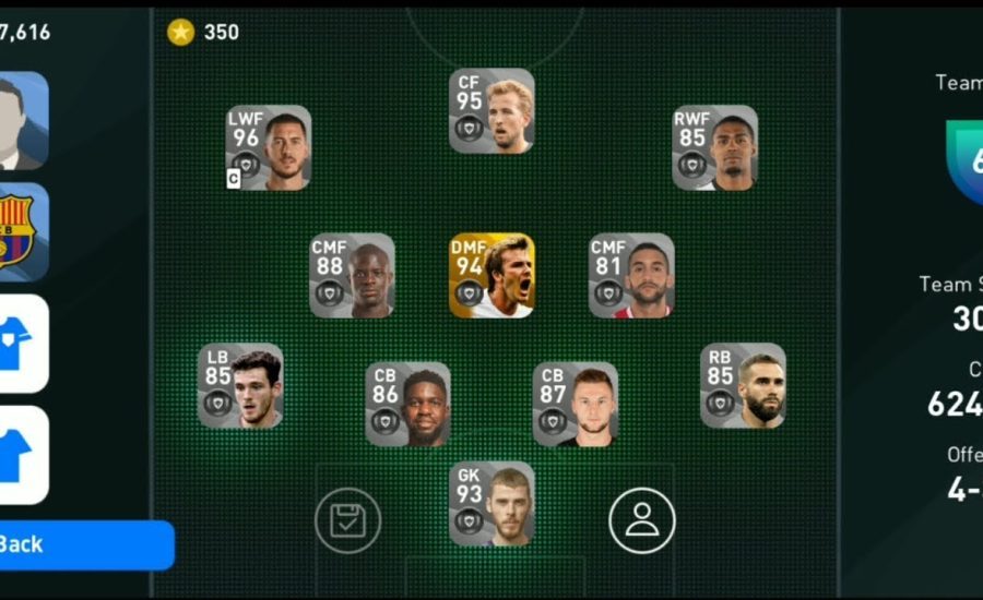 efootball Pes 2020!!!Setting up my squad!!!changes overview !!PesMobile