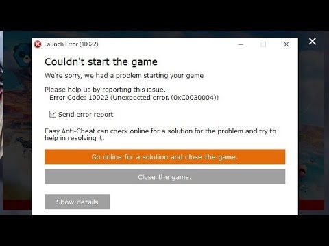 how to fix the fortnite error 10022(several ways)