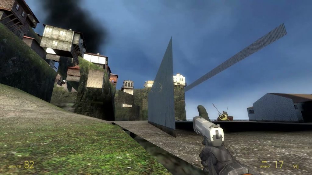 how to get out of bounds in Half-Life 2:The Lost Coast with out cheats