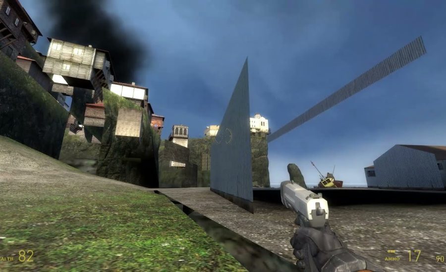 how to get out of bounds in Half-Life 2:The Lost Coast with out cheats