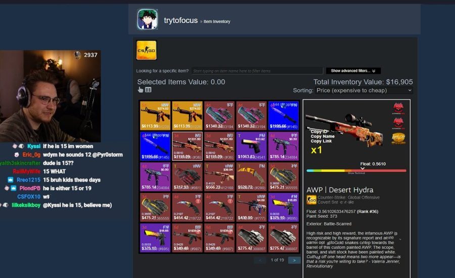 i met csgo’s youngest collector (15yo russian)