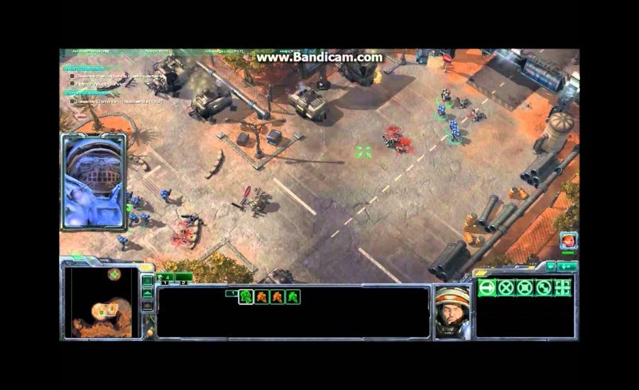 starcraft 2 campaign-"liberation day"(1) walkthrough on hard (with all bonus objectives)