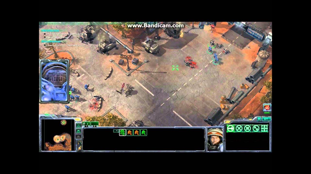 starcraft 2 campaign-"liberation day"(1) walkthrough on hard (with all bonus objectives)