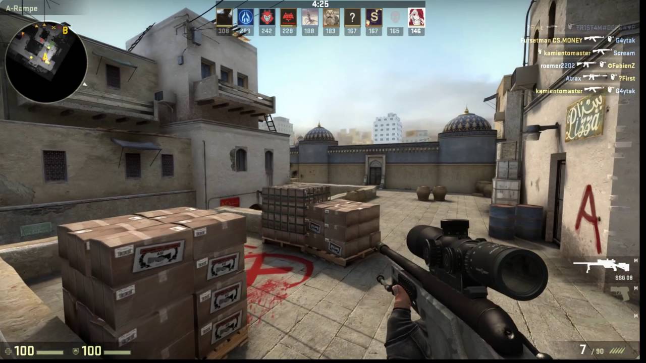 #022 Counter strike Global Offensive - Gameplay free to use 16:9 60fps-HD