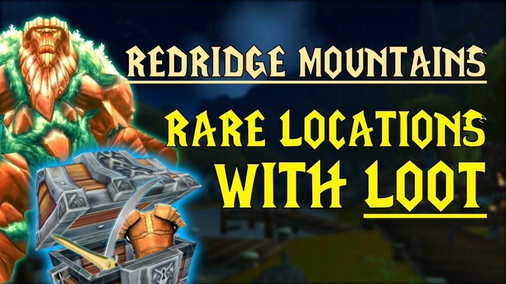WoW Classic - Rare Mob Locations + UNIQUE LOOT - Redridge Mountains