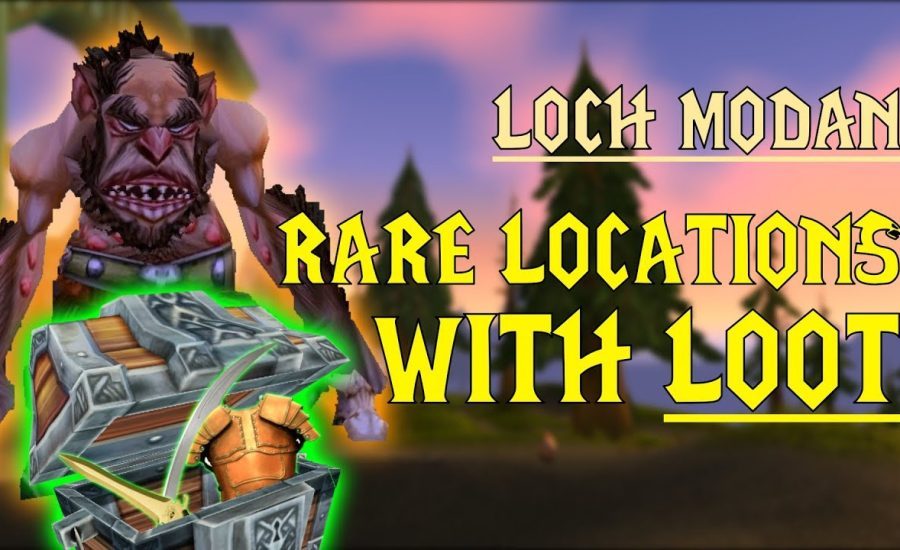 WoW Classic - Rare Mob Locations + UNIQUE LOOT - Loch Modan