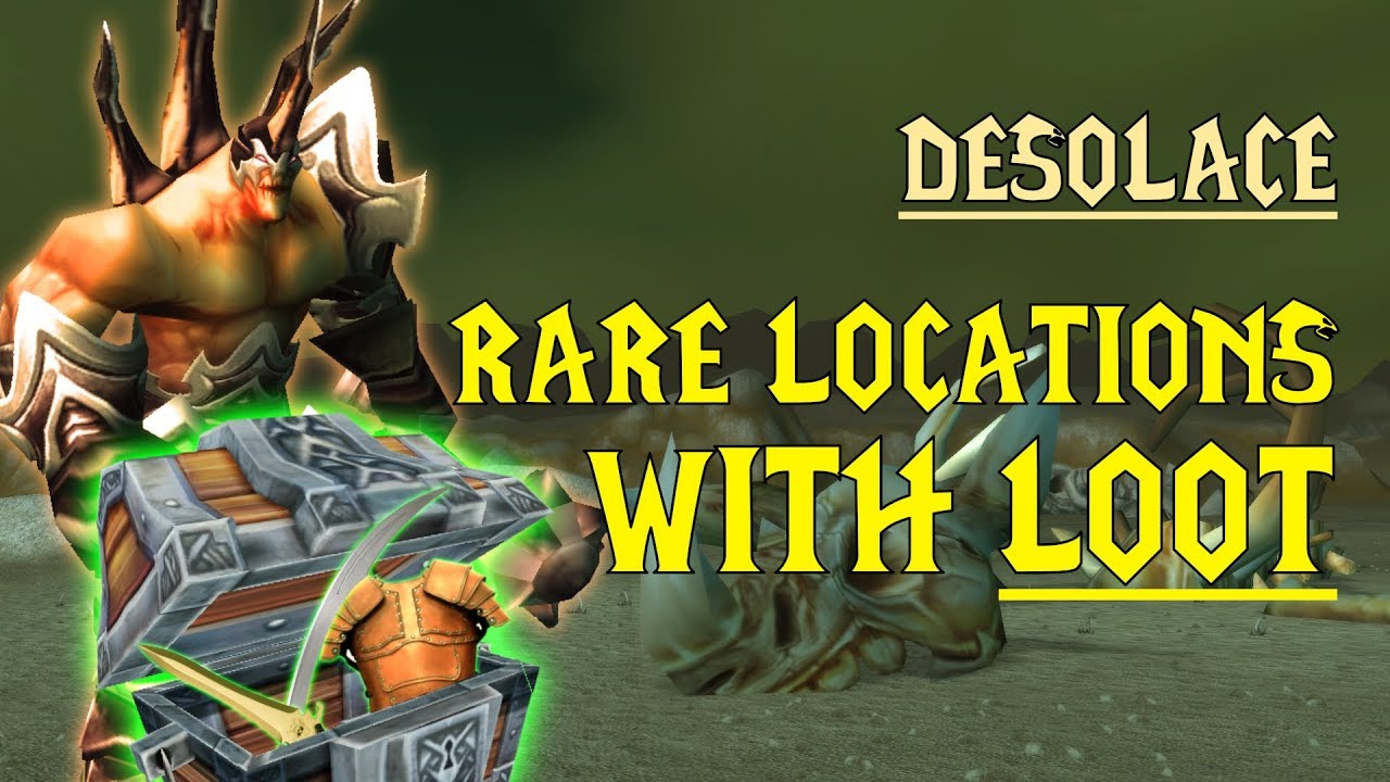 WoW Classic - Rare Mob Locations + UNIQUE LOOT - Desolace