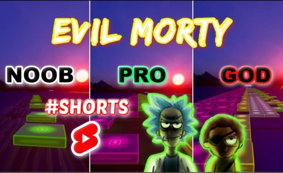 Rick and Morty - Evil Morty Theme - Noob vs Pro vs God (Fortnite Music Blocks) #shorts