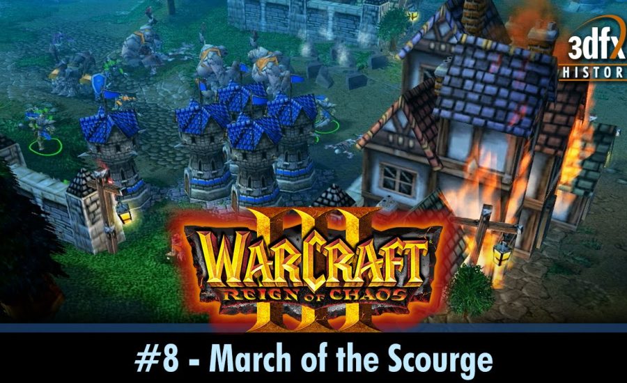 3dfx Voodoo 5 6000 AGP - Warcraft III: RoC - #8 - March of the Scourge [Gameplay/60fps]
